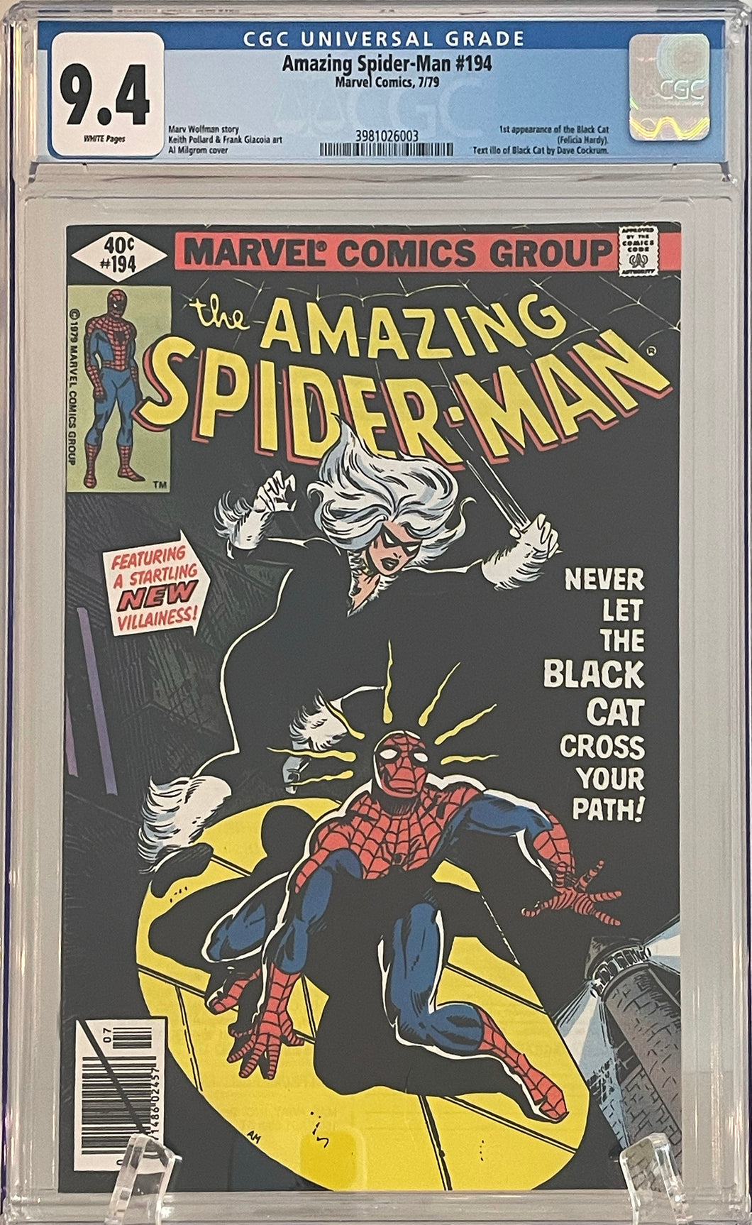Amazing Spider-Man #194 CGC 9.4