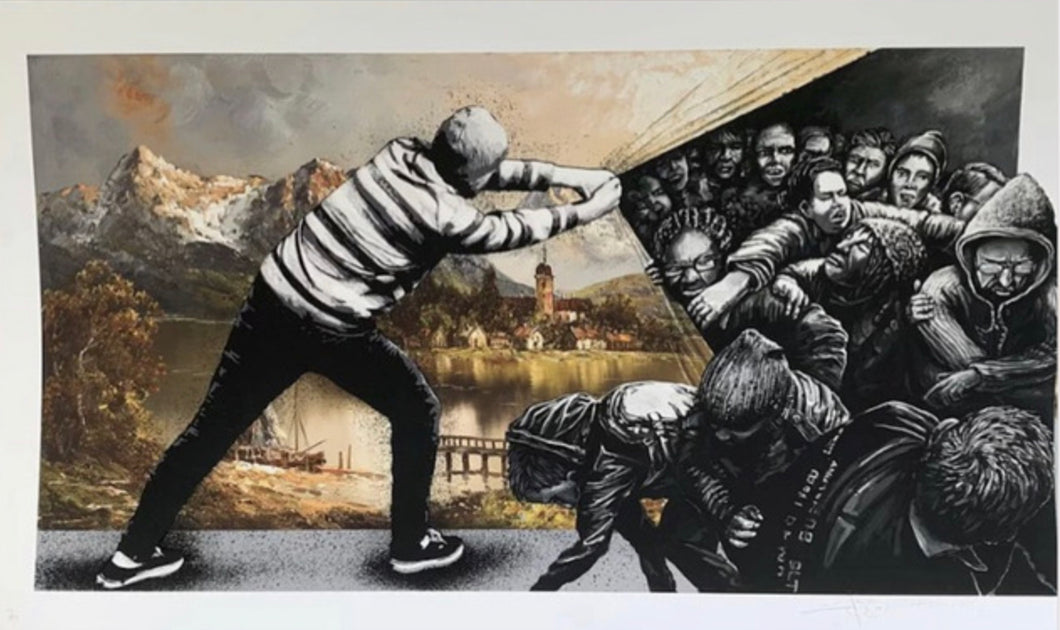 Martin Whatson x Pez 'Behind the Curtain - Migration'