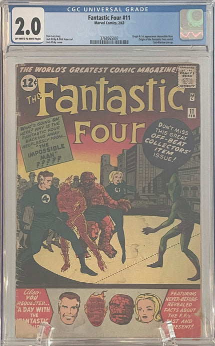 Fantastic Four #11 CGC 2.0