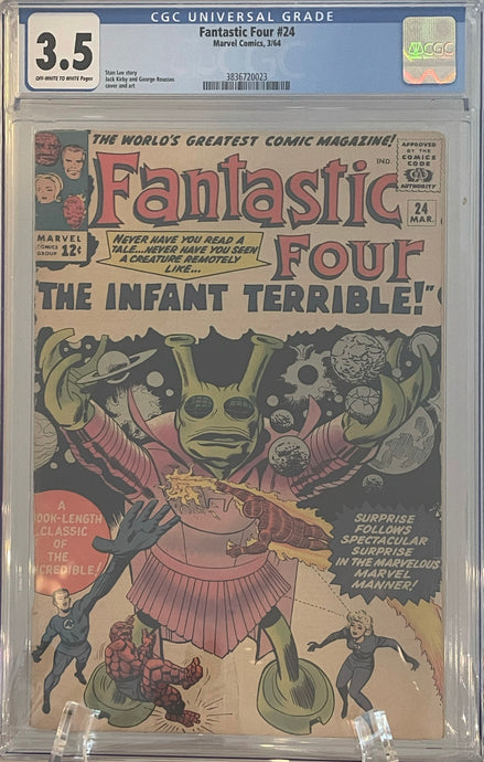 Fantastic Four #24 CGC 3.5