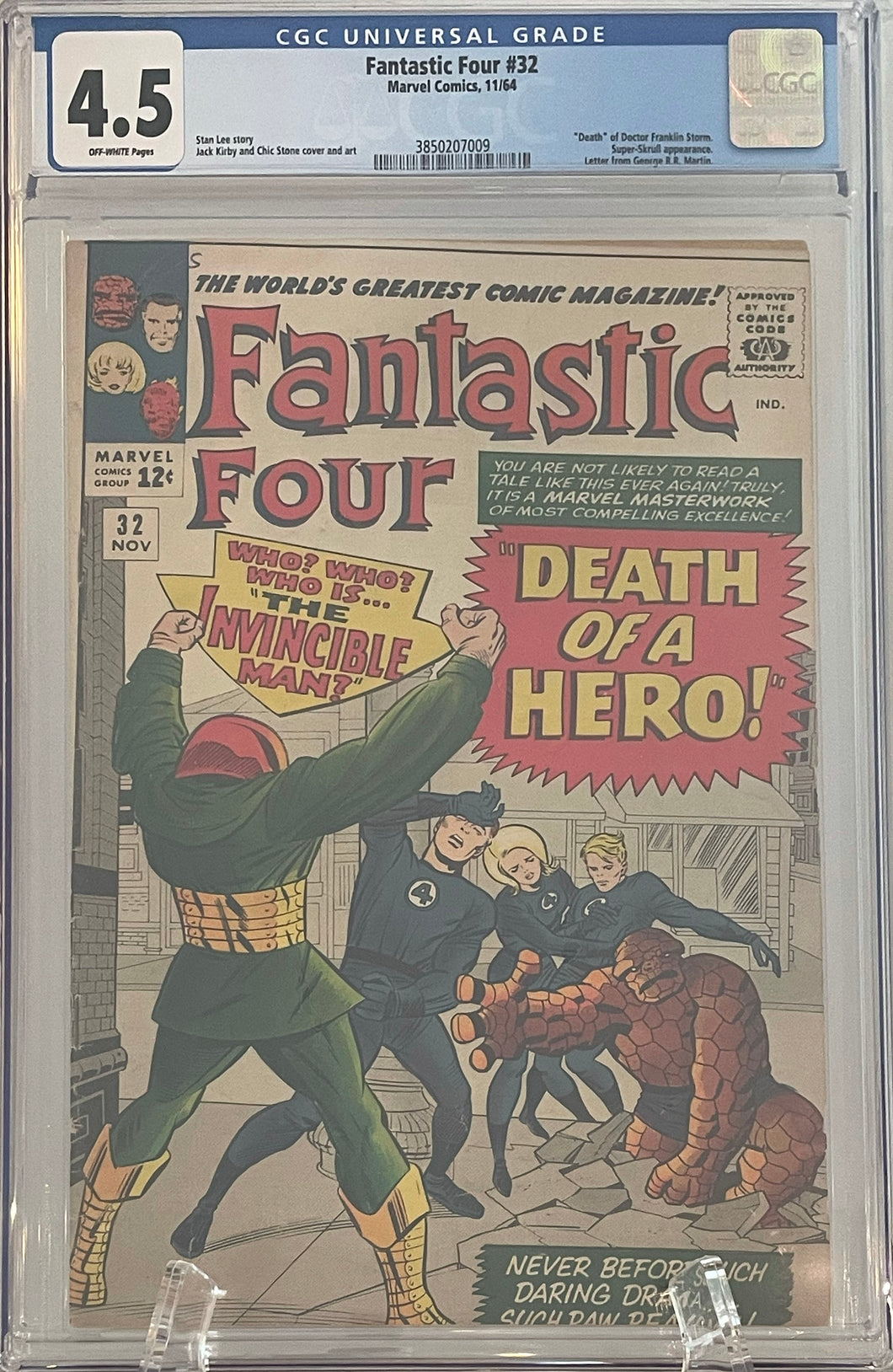 Fantastic Four #32 CGC 4.5