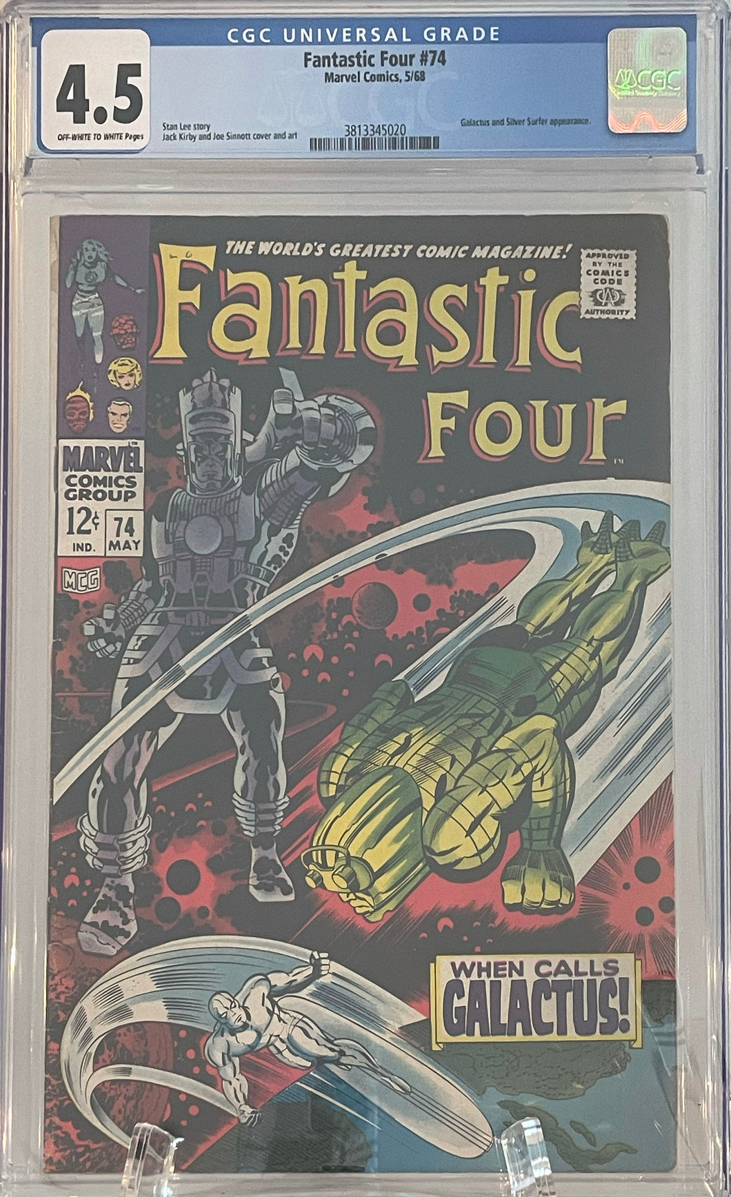 Fantastic Four #74 CGC 4.5