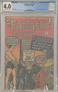 Fantastic Four #9 CGC 4.0