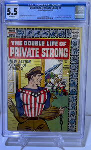 The Double Life of Private Strong #1 5.5 CGC