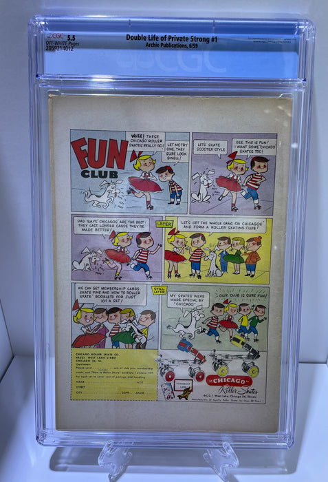 The Double Life of Private Strong #1 5.5 CGC