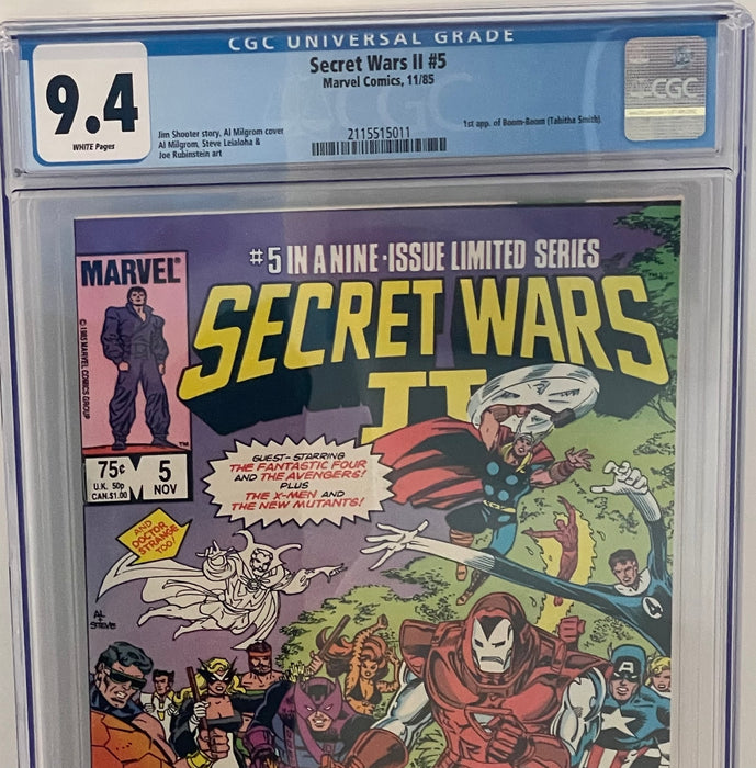 Secret Wars II #5 9.4 CGC