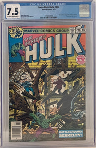 Incredible Hulk #234 7.5 CGC