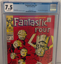 Load image into Gallery viewer, Fantastic Four #75 7.5 CGC