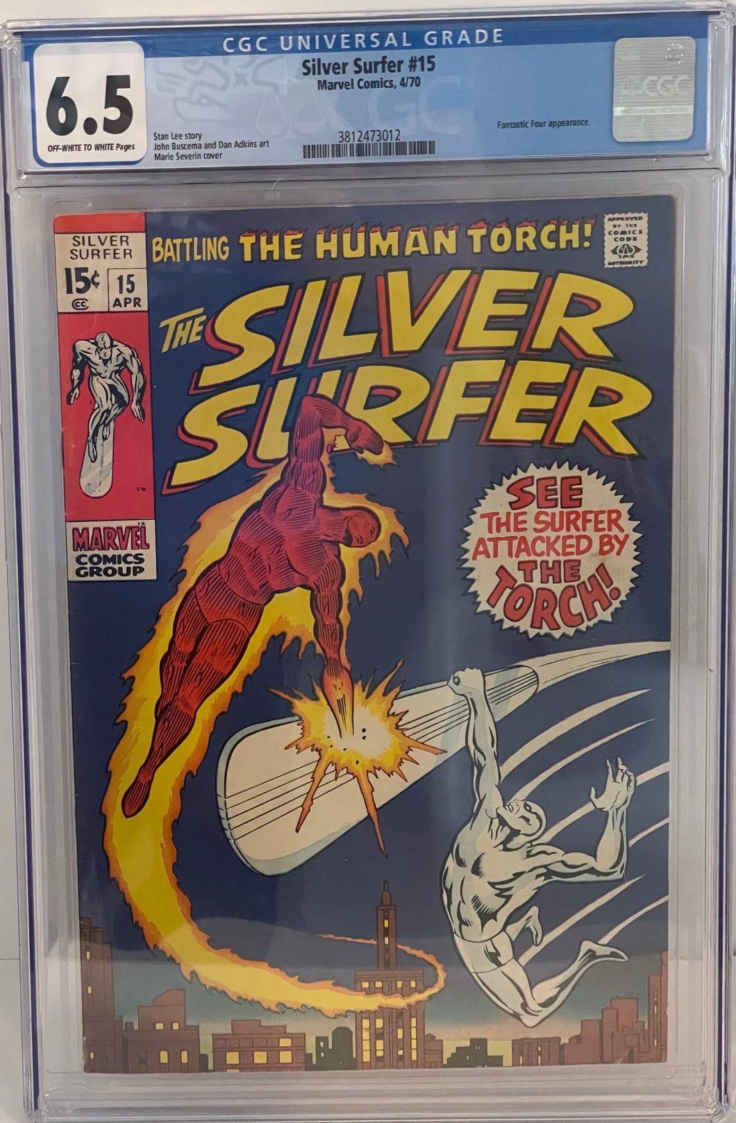 The Silver Surfer #15 6.5 CGC