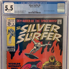 Load image into Gallery viewer, The Silver Surfer #6 5.5 CGC