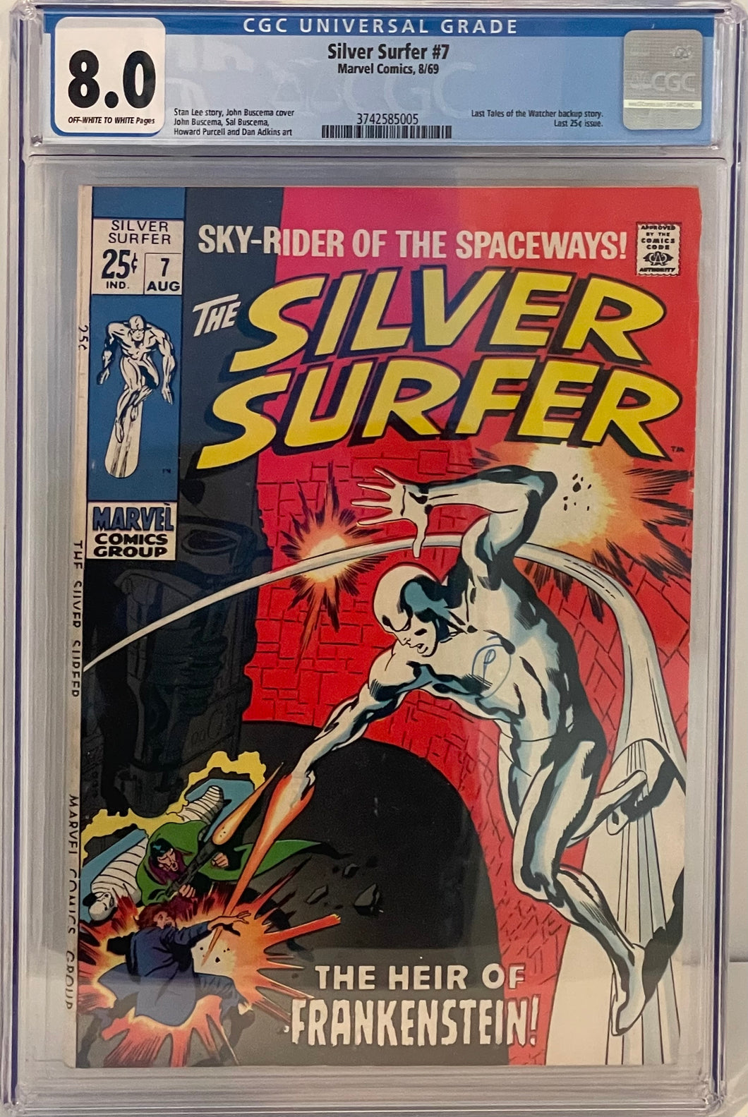 The Silver Surfer #7 8.0 CGC