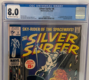 The Silver Surfer #8 8.0 CGC