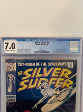 Load image into Gallery viewer, The Silver Surfer #4 7.0 CGC