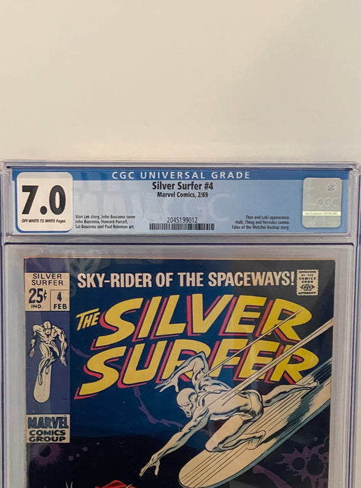 The Silver Surfer #4 7.0 CGC