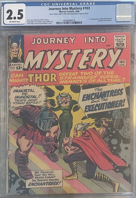 Journey Into Mystery #103 2.5 CGC