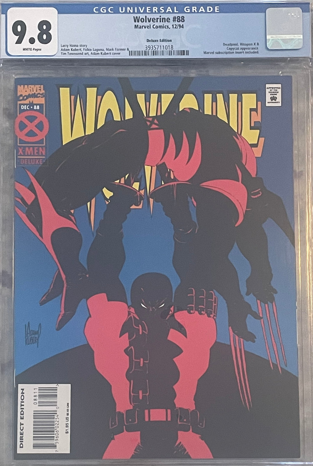 Wolverine #88 9.8 CGC Deluxe Edition