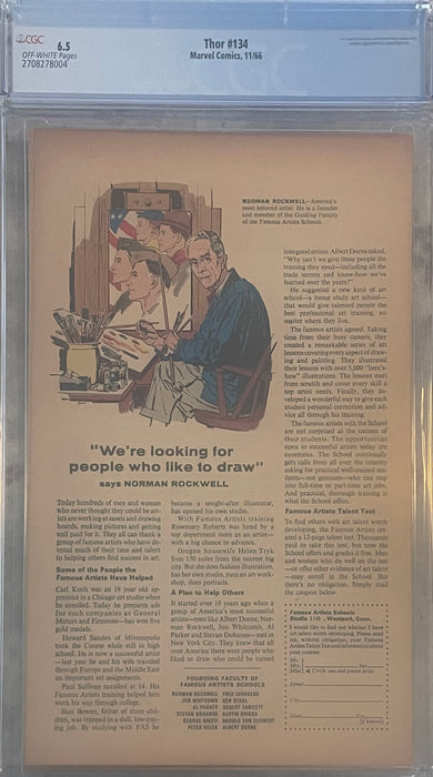 Thor #134 6.5 CGC