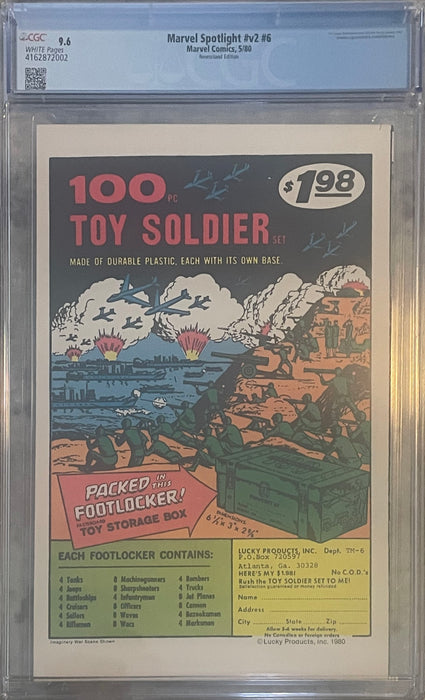 Marvel Spotlight #v2 #6 9.6 CGC