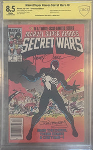 Marvel Super Heroes Secret Wars #8 8.5 CBCS (Signed)