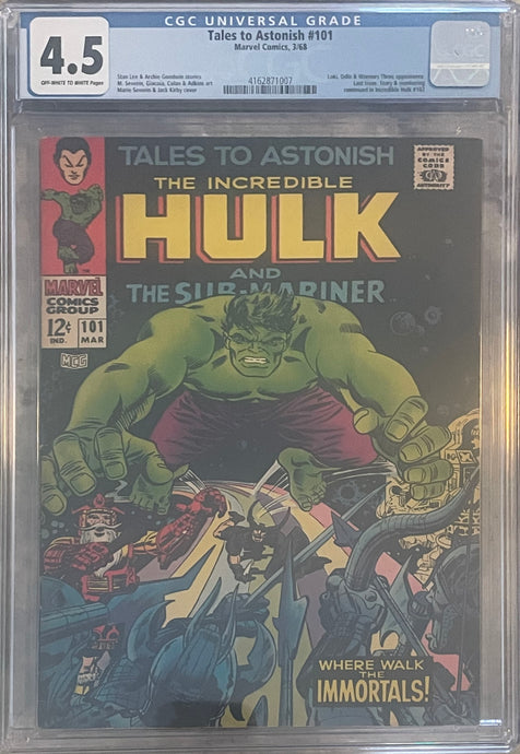 Tales To Astonish #101 4.5 CGC