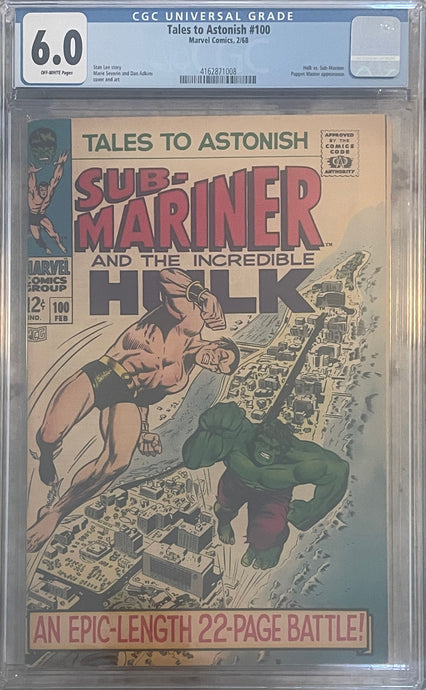 Tales To Astonish #100 6.0 CGC