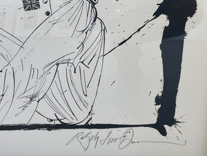 Ralph Steadman 'Hunter S. Thompson in Straight Jacket'