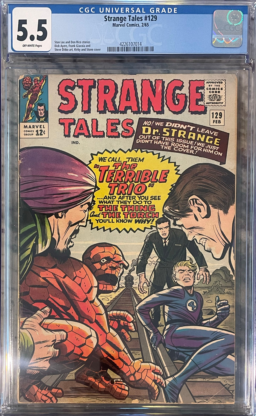 Strange Tales #129 CGC 5.5