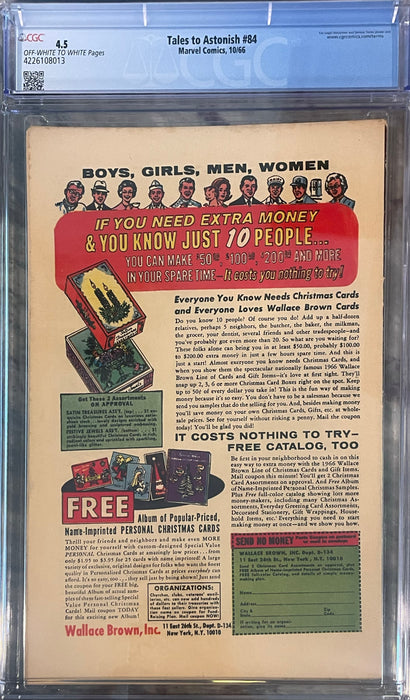 Tales to Astonish #84 CGC 4.5