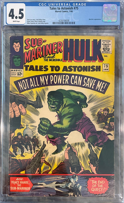 Tales to Astonish #75 CGC 4.5