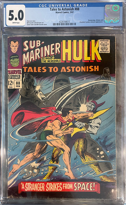 Tales to Astonish #88 CGC 5.0