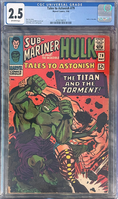 Tales to Astonish #79 CGC 2.5