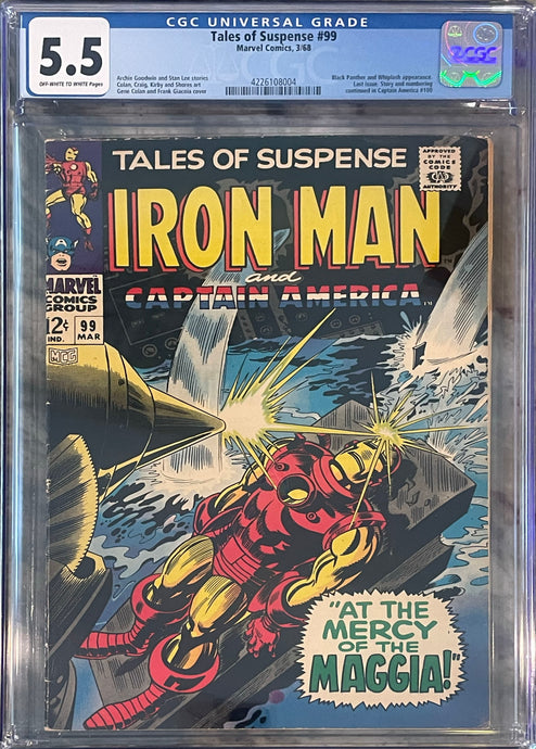 Tales of Suspense #99 CGC 5.5