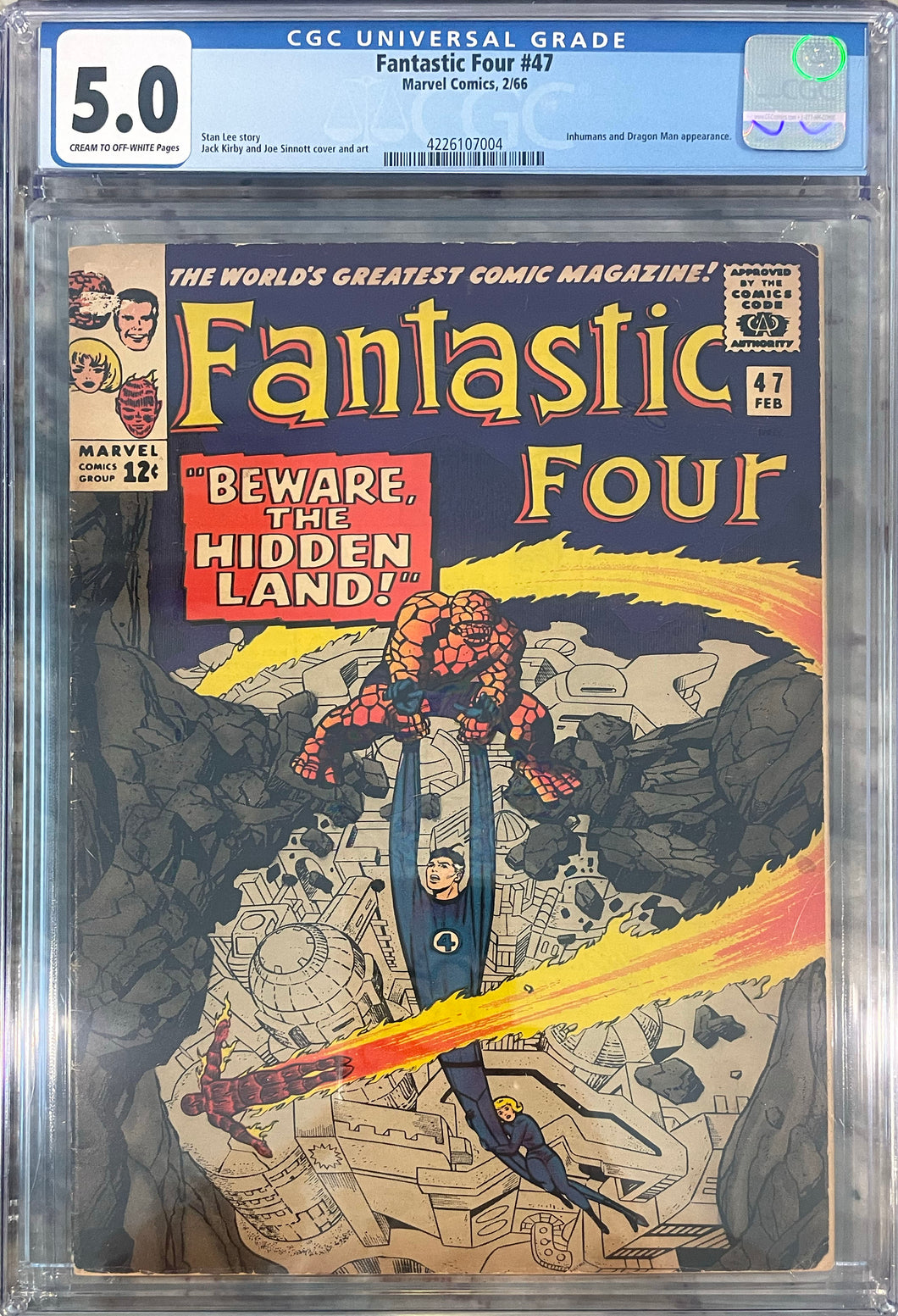 Fantastic Four #47 CGC 5.0