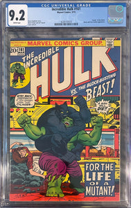 Incredible Hulk #161 CGC 9.2