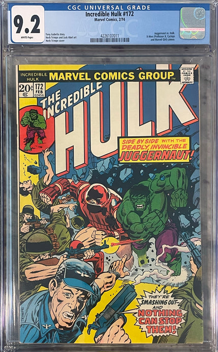 Incredible Hulk #172 CGC 9.2