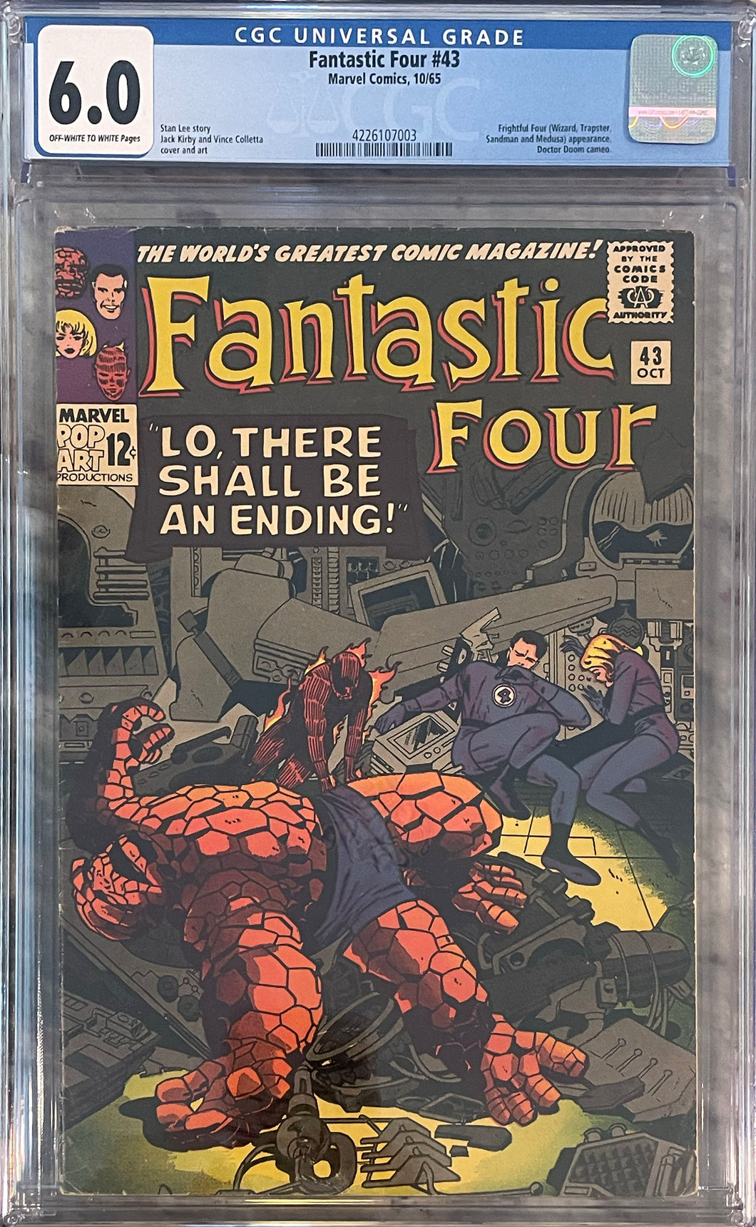 Fantastic Four #43 CGC 6.0