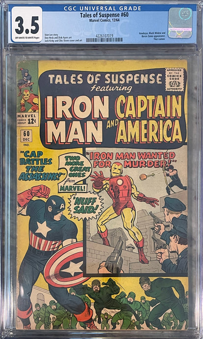 Tales of Suspense #60 CGC 3.5