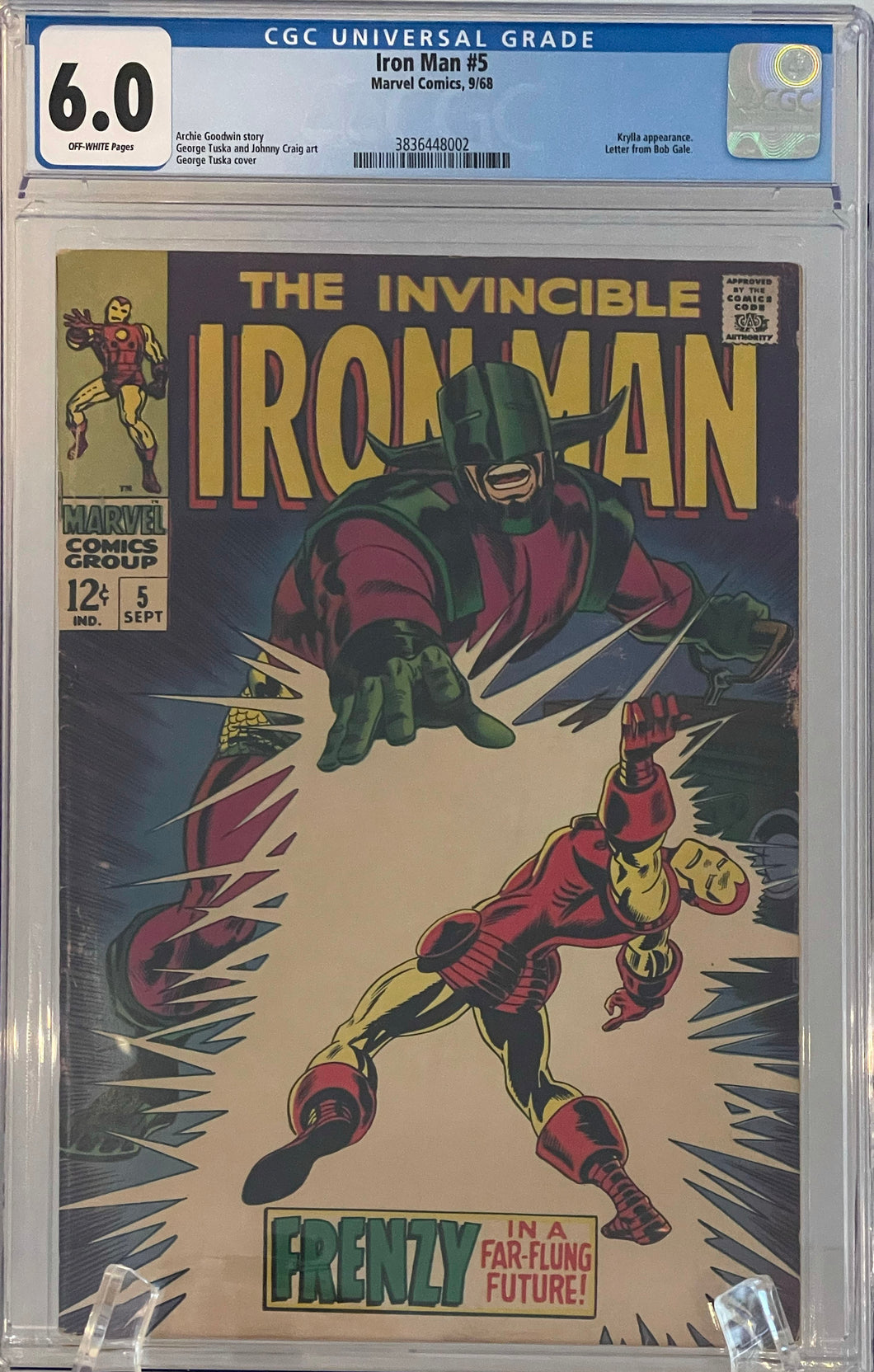 Iron Man #5 CGC 6.0