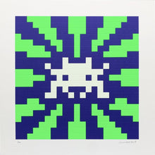 Load image into Gallery viewer, Invader &#39;Sunset (Blue &amp; Green GID)