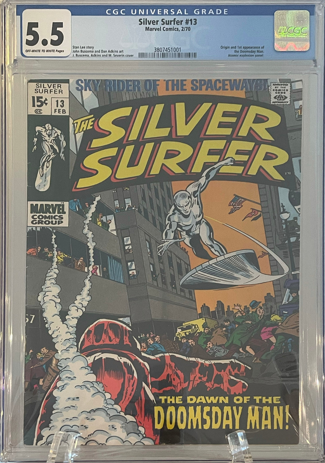The Silver Surfer #13 CGC 5.5