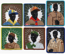 Load image into Gallery viewer, Kerry James Marshall &#39;Scout Series Embroidered Patch Set of Six&#39;