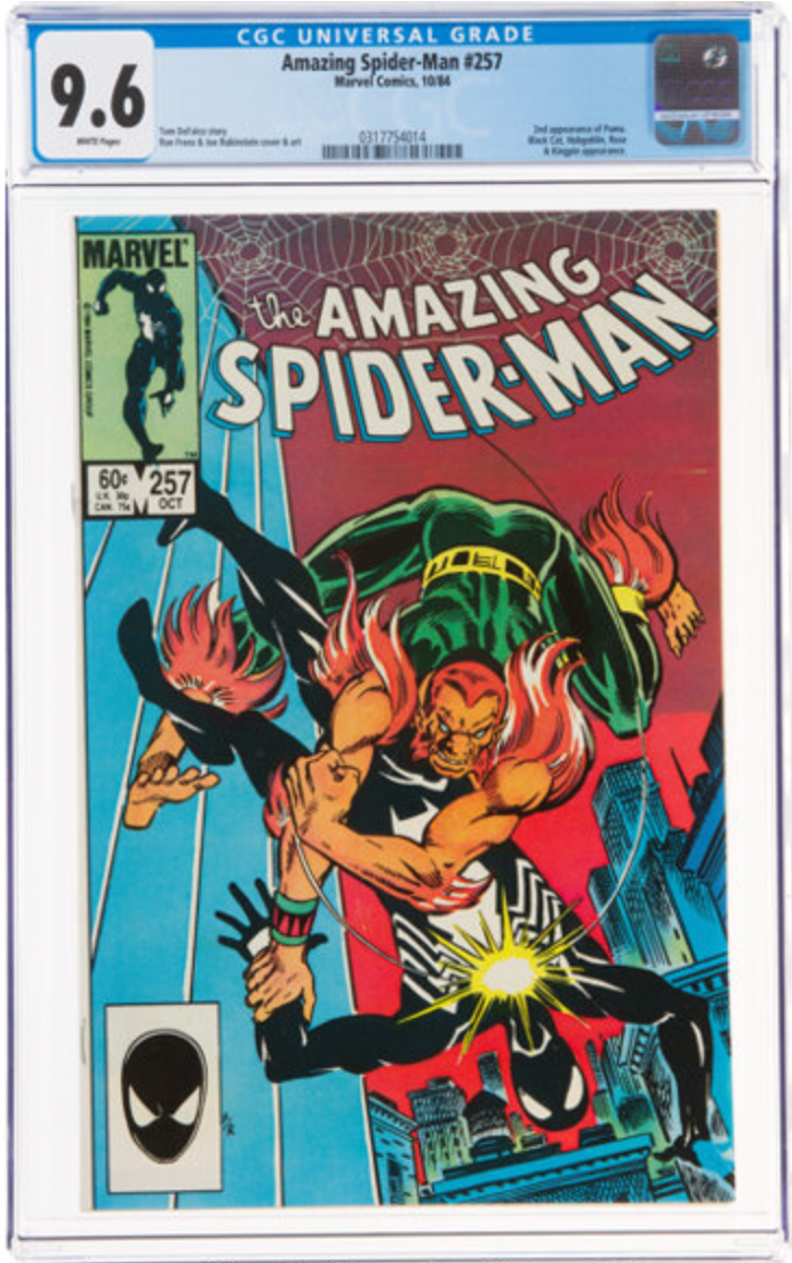 Amazing Spider-Man #257 9.6 CGC