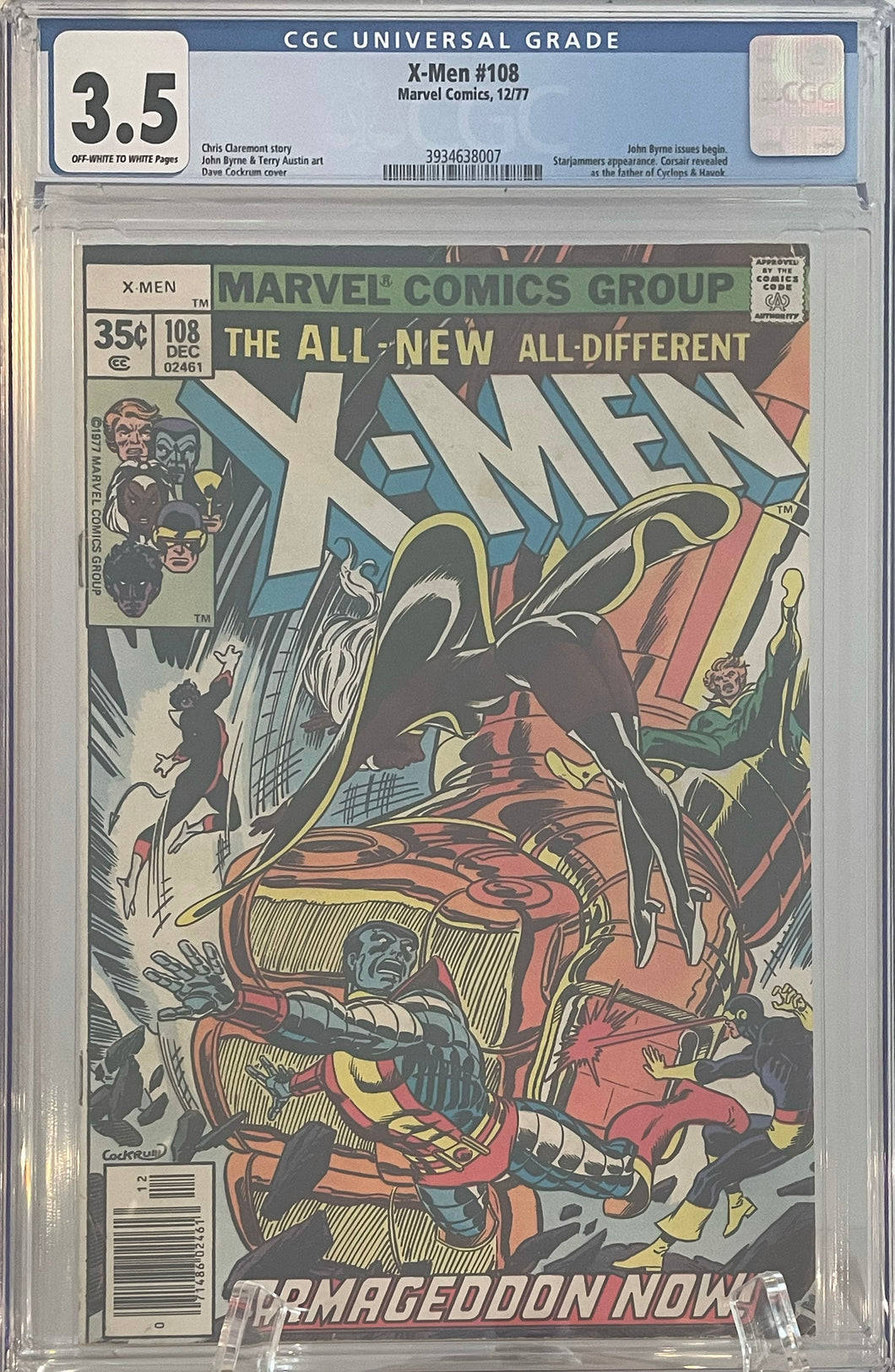 X-Men #108 CGC 3.5