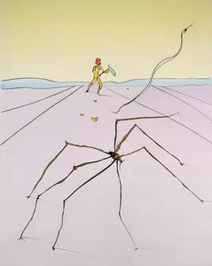 Salvador Dali 'Japanese Fairy Tales The Weaver Spider'