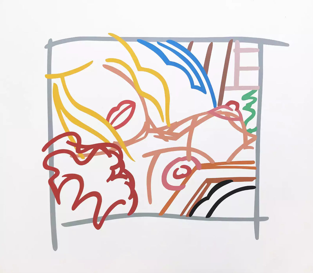 Tom Wesselmann 'Bedroom Blonde Doodle with Photo'
