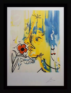 Salvador Dali 'Fleurs Surréaliste Vanishing Face'