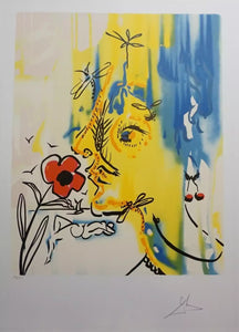 Salvador Dali 'Fleurs Surréaliste Vanishing Face'