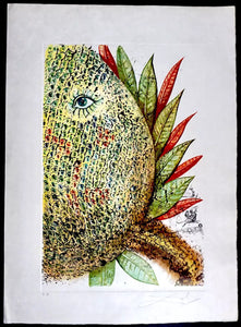 Salvador Dali 'Vegetation Inedit (Pineapple)'