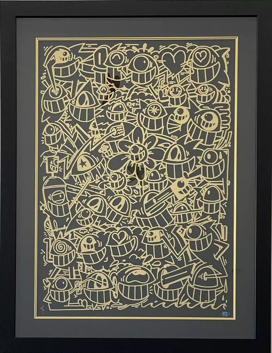 EL Pez 'Happy Crew (Gold Metallic)'