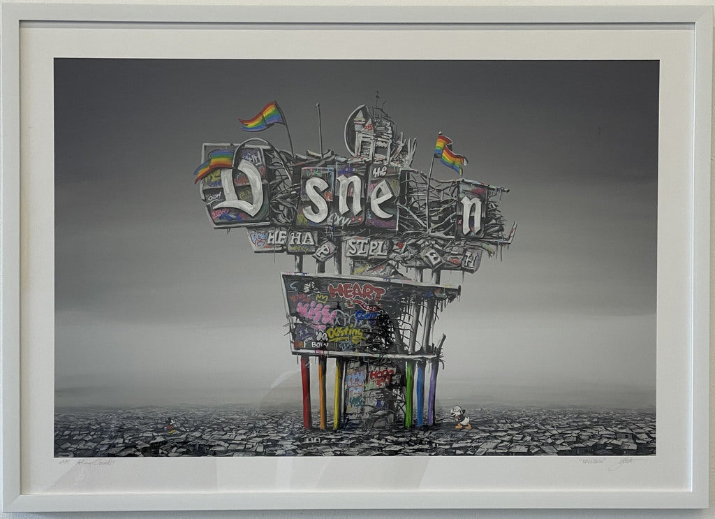 Jeff Gillette x Roamcoach 'Ruined Sign ('Rainbow') HF'